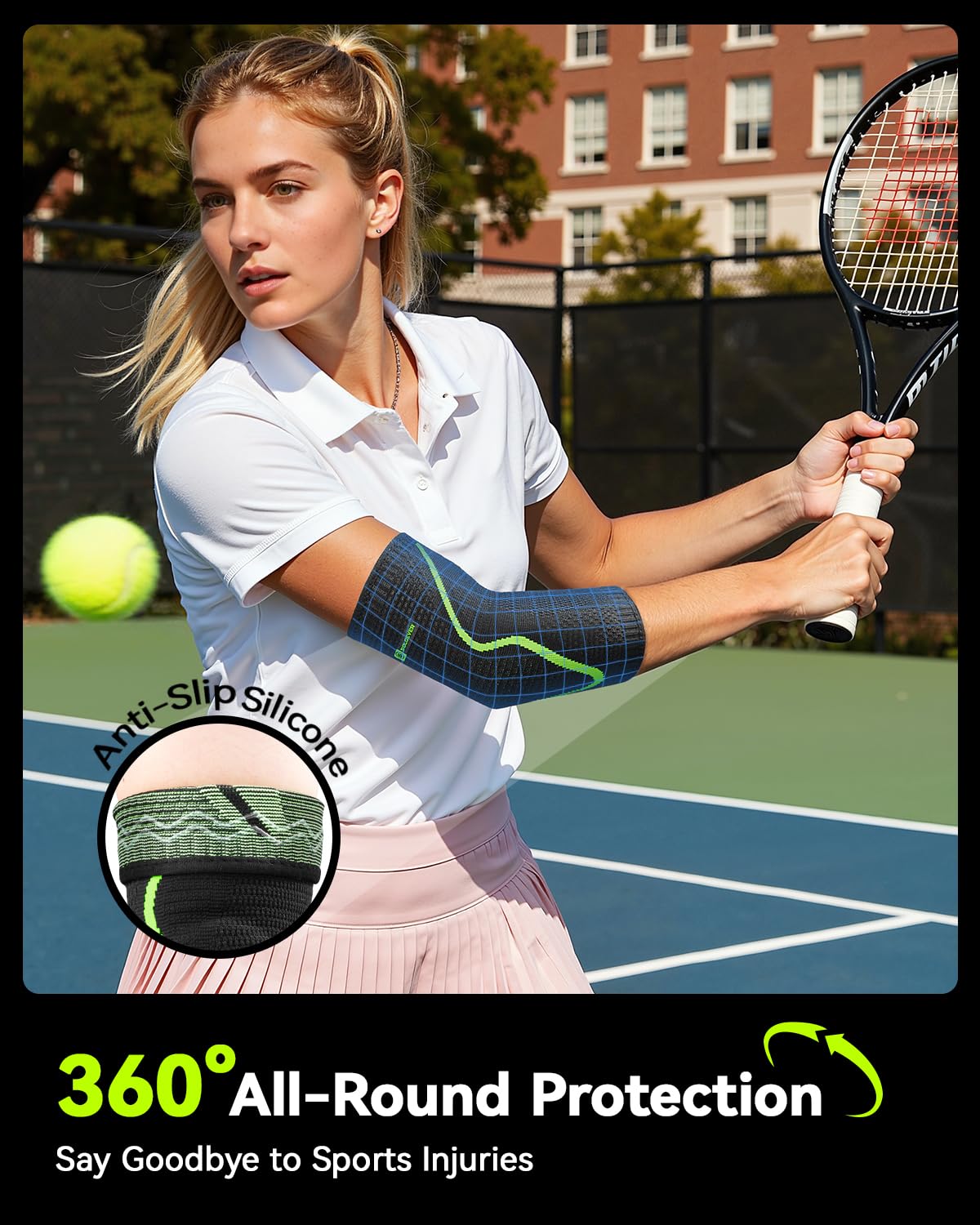 Ultra Breathable Tennis Elbow Brace for Men & Women