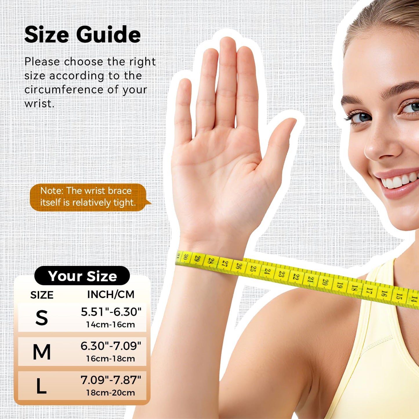 Copper Wrist Compression Sleeve 1 Pair