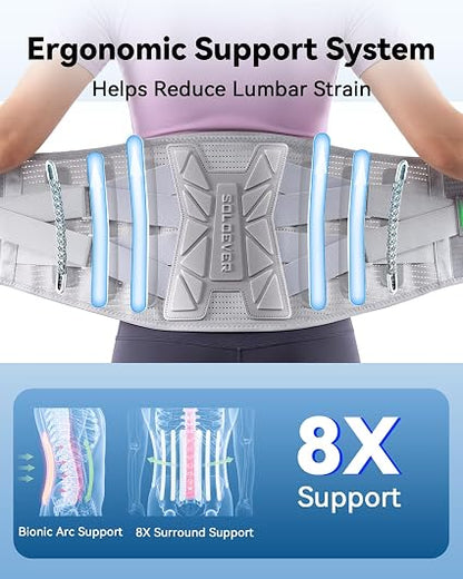 Medical-Grade Back Brace for Lower Back Pain Relief