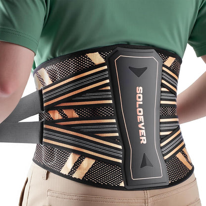 Ultra Breathable Back Brace for Lower Back Pain Relief