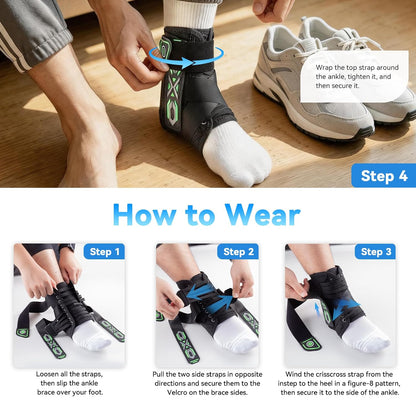 Upgraded Ankle Brace for Sprained Ankle