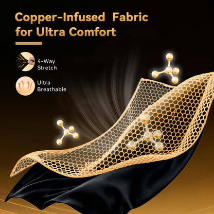 Copper-Infused Elbow Compression Sleeve for Men & Women