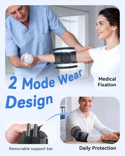 Upgraded Cubital Tunnel Elbow Brace for Women and Men