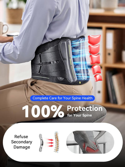 Ultra Breathable Back Brace for Lower Back Pain