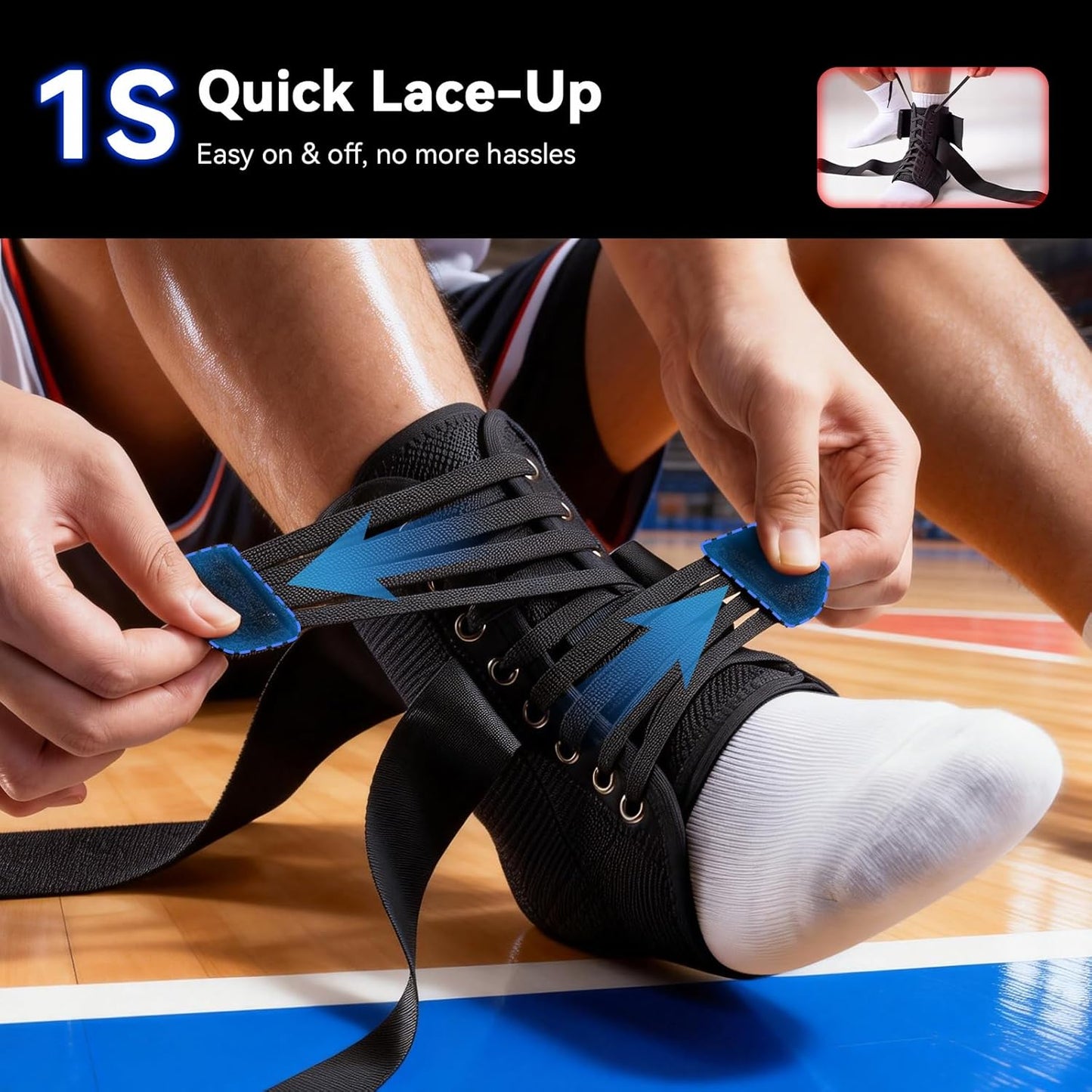 Upgraded Ankle Brace for Sprained Ankle