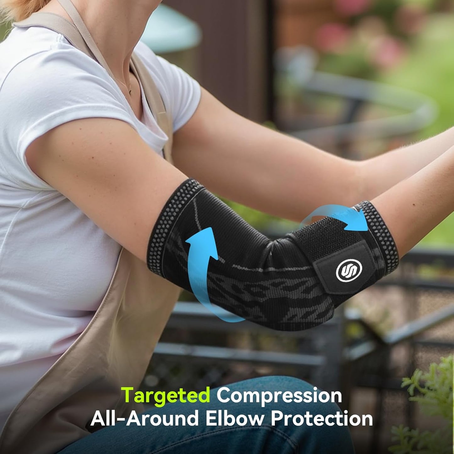 Elbow Compression Sleeve for Tendonitis , Bursitis