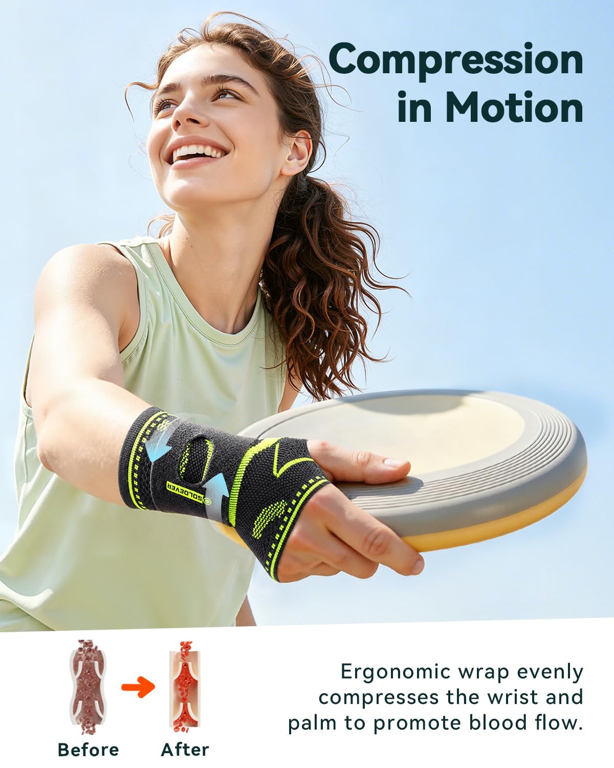 Carpal Tunnel Wrist Brace for Night Support