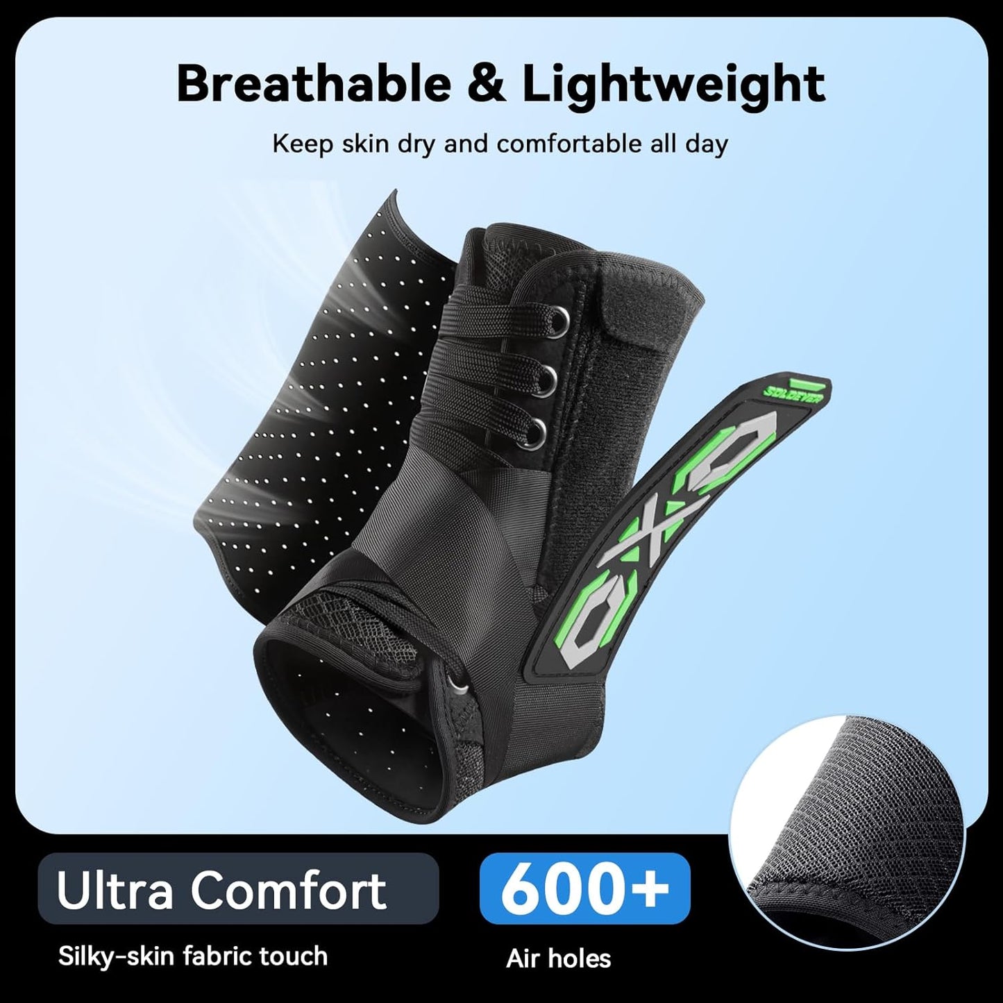 Upgraded Ankle Brace for Sprained Ankle