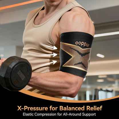 Copper-Infused Bicep Tendonitis Brace 1 Pair