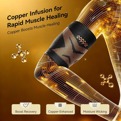 Copper-Infused Bicep Tendonitis Brace 1 Pair