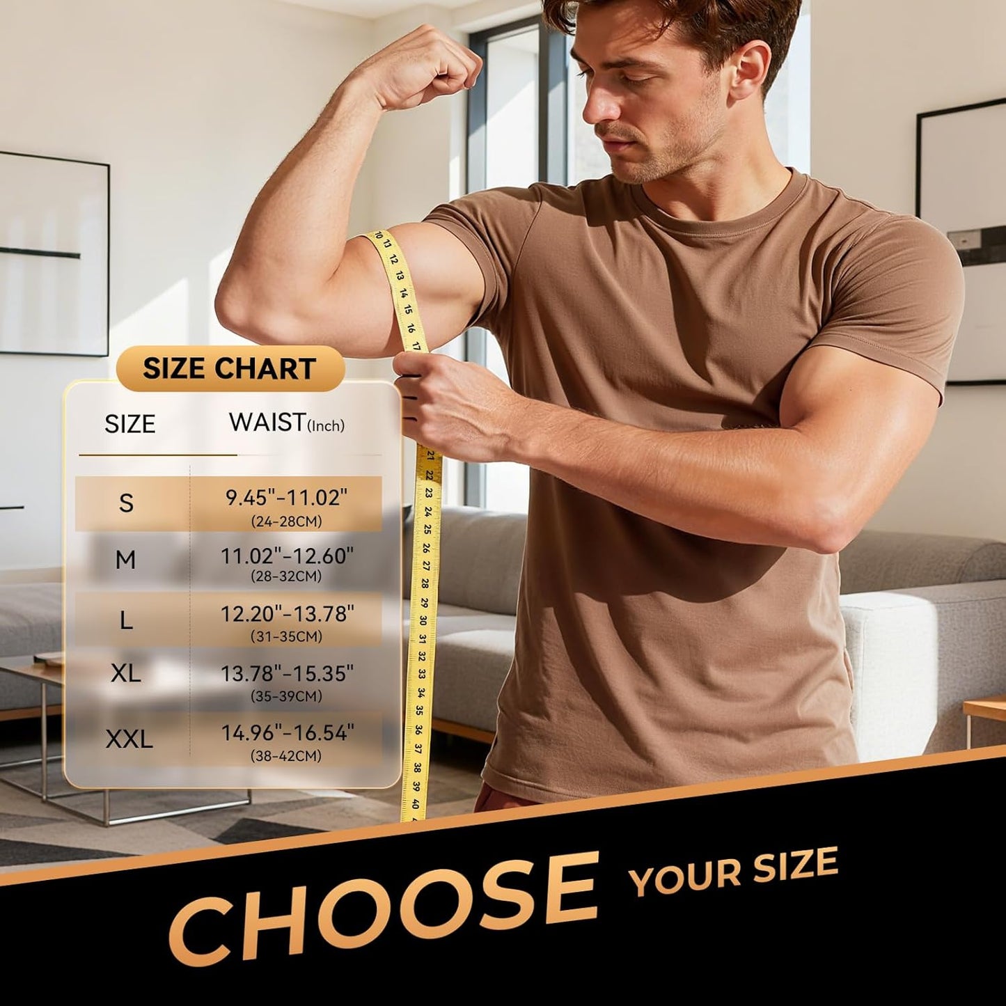 Copper-Infused Bicep Tendonitis Brace 1 Pair