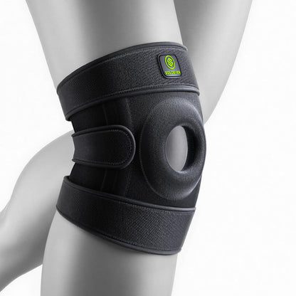 Plus Size Knee Brace with Side Stabilizers & Patella Gel Pads for Men & Women