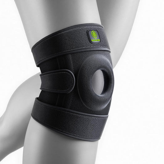 Plus Size Knee Brace with Side Stabilizers & Patella Gel Pads for Men & Women