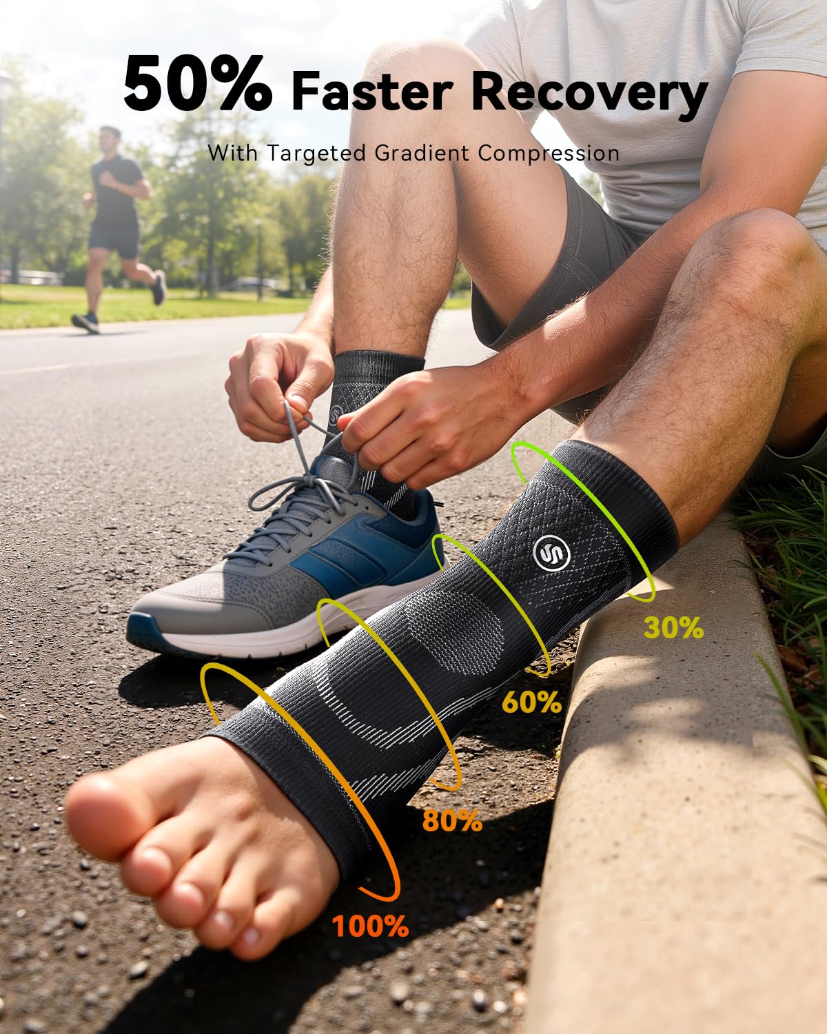 3 Pairs Ankle Brace for Women & Men