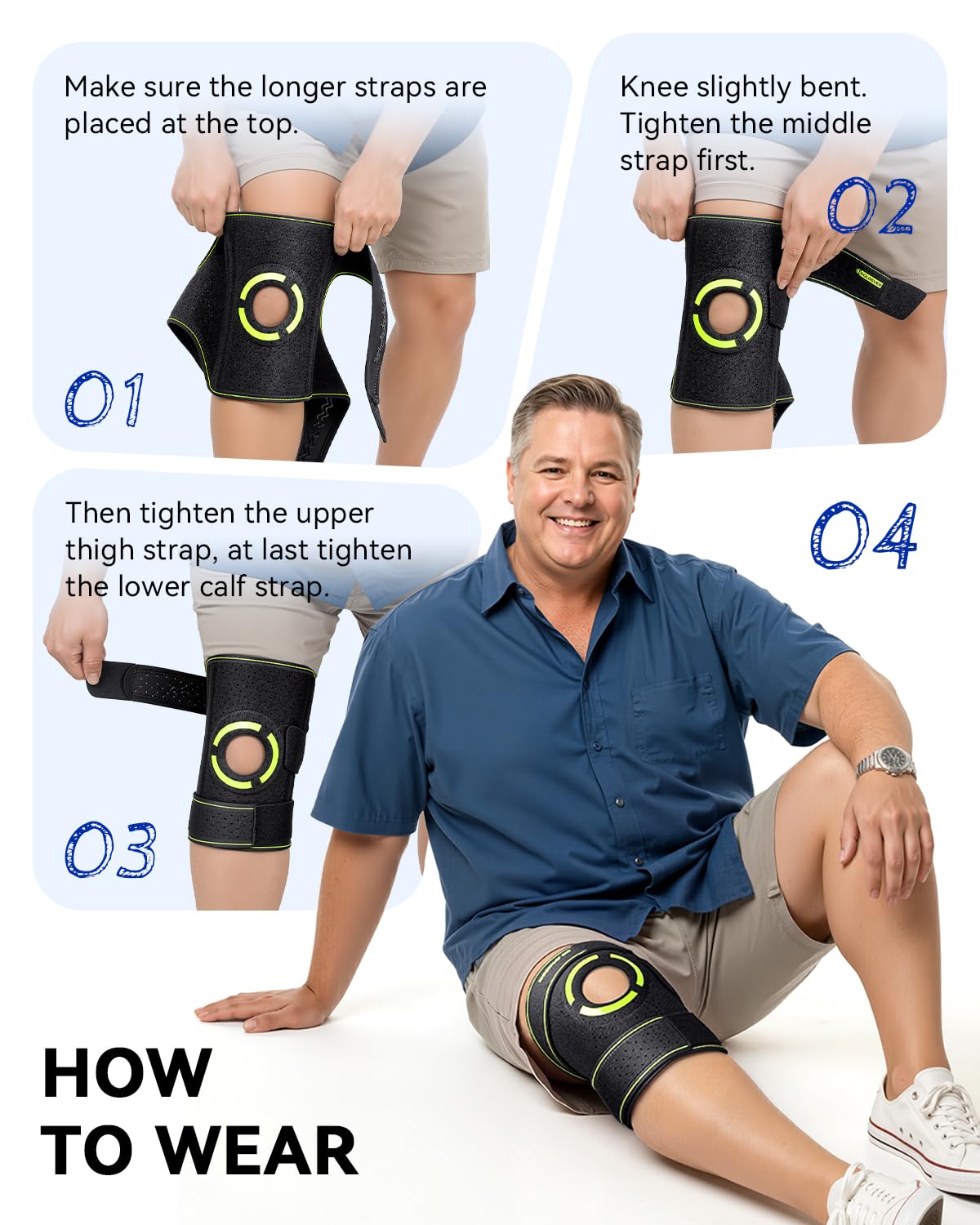 Knee Brace for Women Plus Size