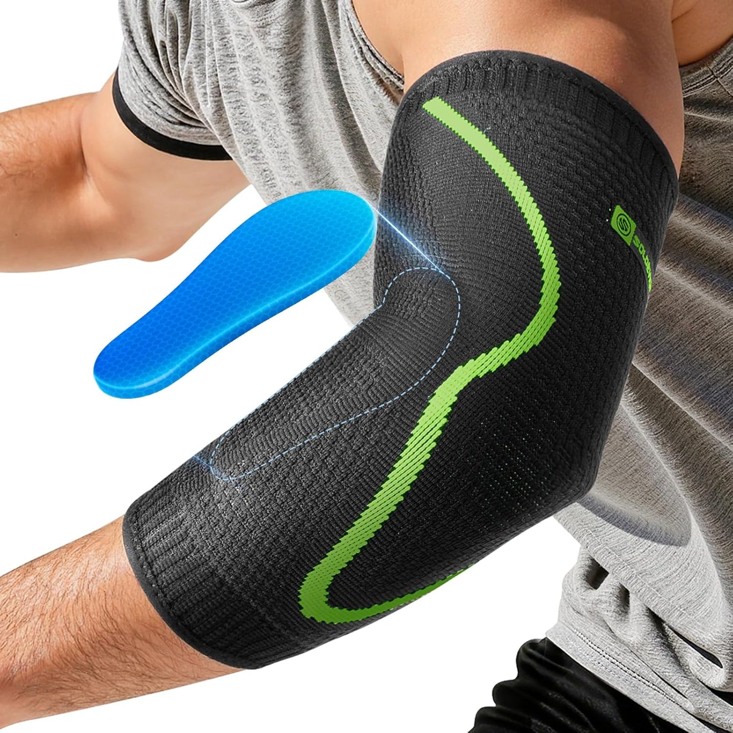 Ultra Breathable Tennis Elbow Brace for Men & Women