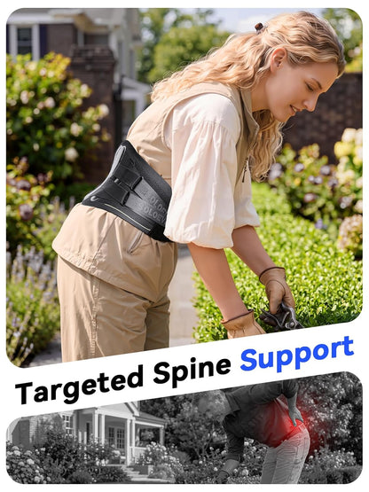 Ultra Breathable Back Brace for Lower Back Pain