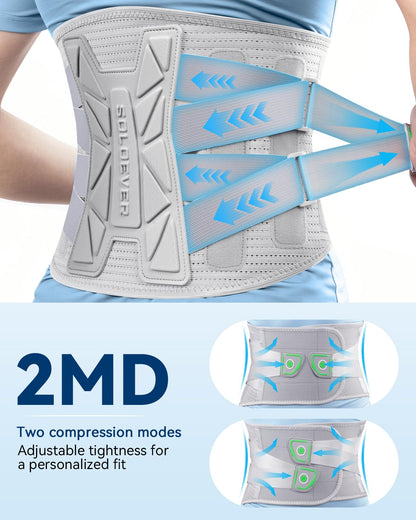 Medical-Grade Back Brace for Lower Back Pain Relief